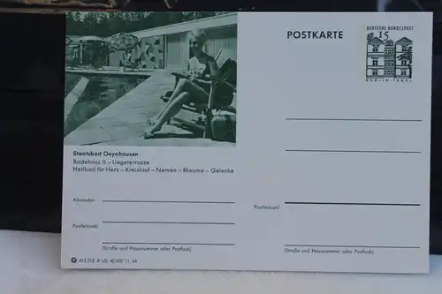 [Ansichtskarte] Oeynhausen, Bildpostkarte der Bundespost 1964. 