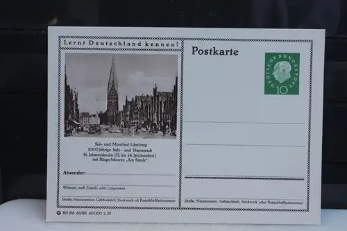 [Ansichtskarte] Lüneburg, Bildpostkarte der Bundespost 1959. 