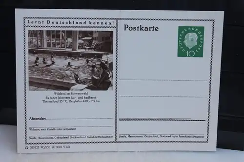 [Ansichtskarte] Wildbad,  Bildpostkarte der Bundespost 1960. 