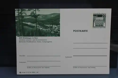 [Ansichtskarte] Wolfshagen,  Bildpostkarte der Bundespost 1968. 