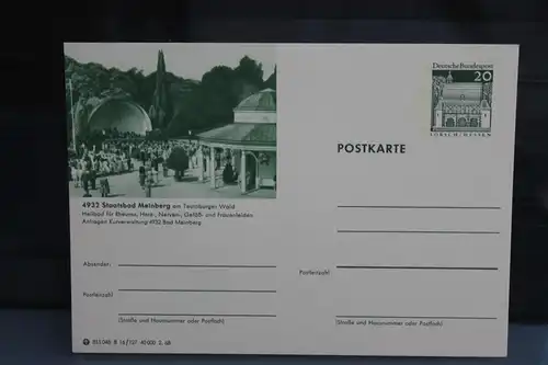 [Ansichtskarte] Meinberg, Bildpostkarte der Bundespost 1968. 