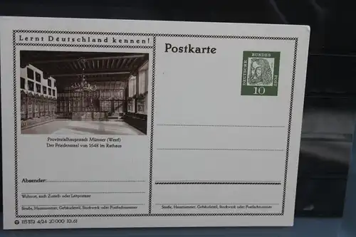 [Ansichtskarte] Münster,  Bildpostkarte der Bundespost 1961. 