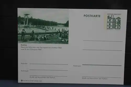 [Ansichtskarte] Itzehoe, Bildpostkarte der Bundespost 1965. 