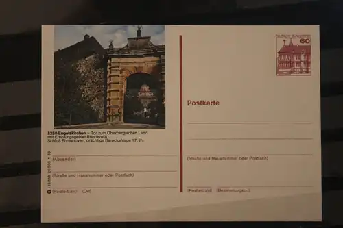 [Werbepostkarte] Bildpostkarte P 138; Teilserie "I" der Bundespost 1983:Engelskirchen. 