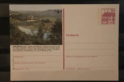 [Werbepostkarte] Bildpostkarte P 138; Teilserie "r" der Bundespost 1987:Wissen. 