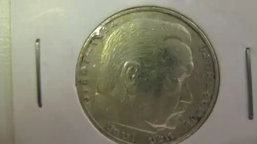 2 Reichsmark Hindenburg 1937 G