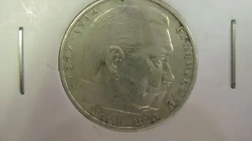 2 Reichsmark Hindenburg 1939 A