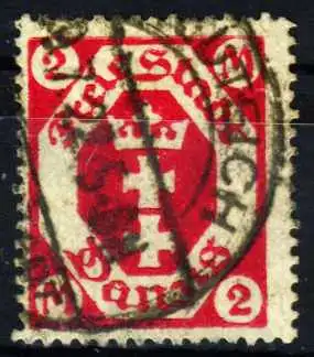 DANZIG 1922 Nr 96X gestempelt 130FEE