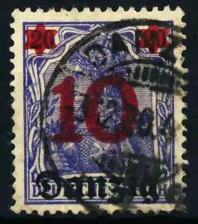 DANZIG 1920 Nr 17 zentrisch gestempelt 4B99EA