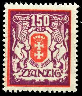 DANZIG 1923 Nr 129Y postfrisch 4CF942