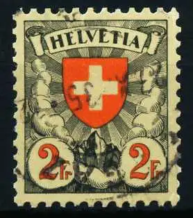 SCHWEIZ 1924 Nr 197z gestempelt 4C665E