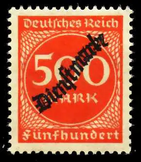 DEUTSCHES-REICH DIENST Nr 81 postfrisch 63FC6A