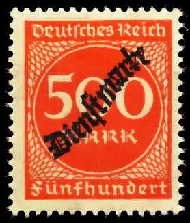 DEUTSCHES-REICH DIENST Nr 81 postfrisch 63FC2E