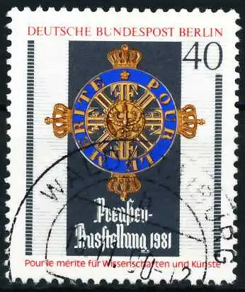 BERLIN 1981 Nr 648 zentrisch gestempelt 62123E