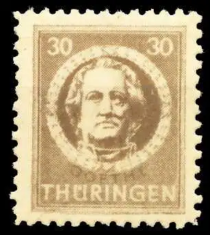 SBZ THÜRINGEN Nr 99AXap1 postfrisch 6731FA