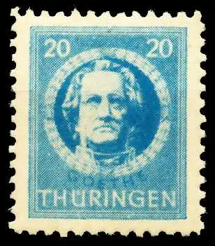 SBZ THÜRINGEN Nr 98AXp1 postfrisch 67330E