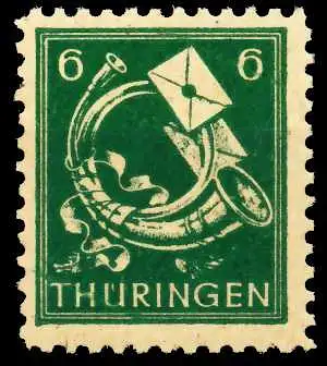 SBZ THÜRINGEN Nr 95AXdv postfrisch 67360A