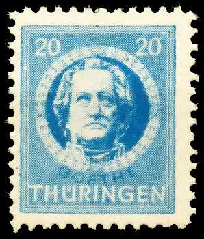 SBZ THÜRINGEN Nr 98AYz1 postfrisch 67048A