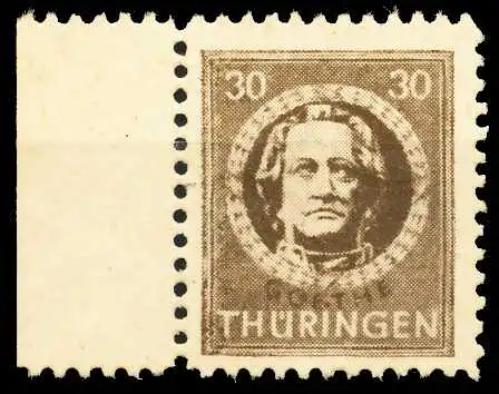 SBZ THÜRINGEN Nr 99AYaz1 postfrisch SRA 670512