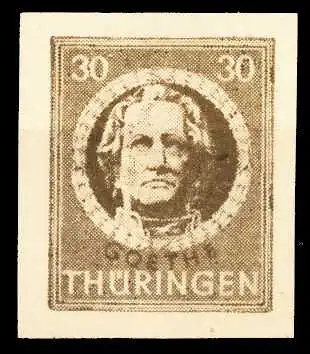 SBZ THÜRINGEN Nr 99BYaz1 postfrisch 67075A