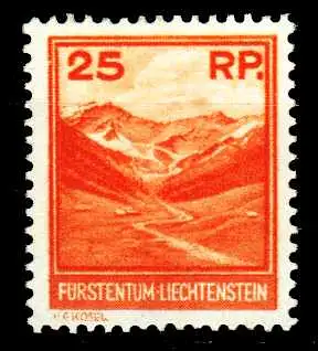 LIECHTENSTEIN 1933 Nr 119 ungebraucht 39EA6E