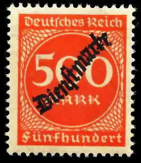 DEUTSCHES-REICH DIENST Nr 81 postfrisch 63FC6E