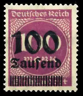 D-REICH INFLA Nr 289b postfrisch 6B43A2