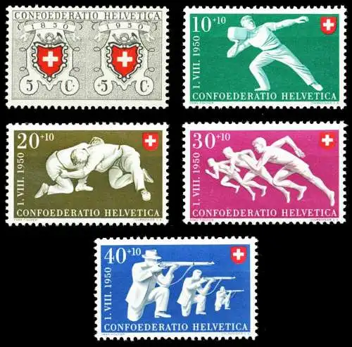 SCHWEIZ PRO PATRIA Nr 545-549 postfrisch 516026