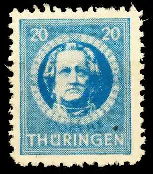 SBZ THÜRINGEN Nr 98AYz1 postfrisch 670432