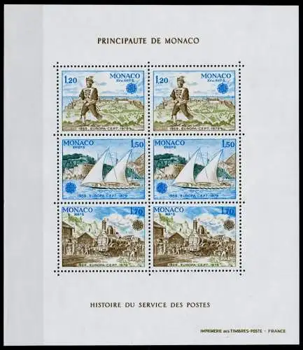 MONACO Block 15 postfrisch 73A026