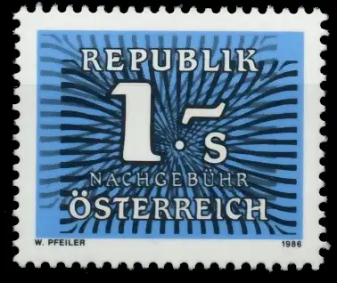 ÖSTERREICH PORTOMARKEN 1985 89 Nr 262 postfrisch 6F21EA