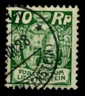 LIECHTENSTEIN 1925 Nr 68 gestempelt 7212AE