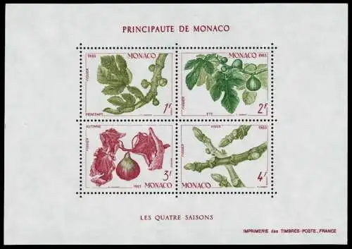 MONACO Block 24 postfrisch S0034A6