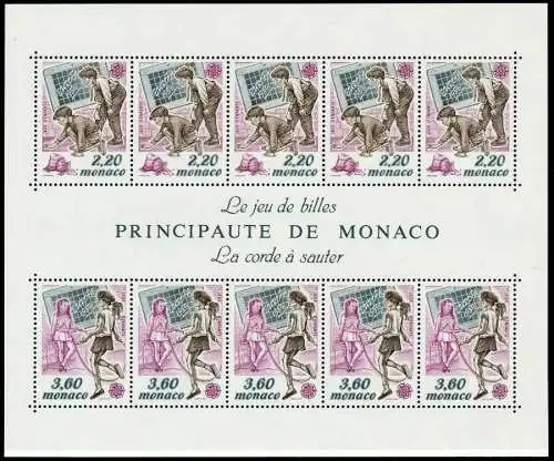 MONACO Block 44 postfrisch 74BB8A