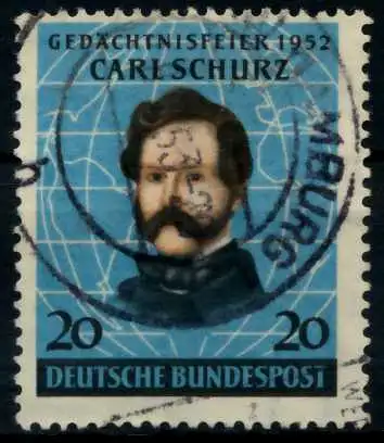 BRD 1952 Nr 155 gestempelt 74B6F6