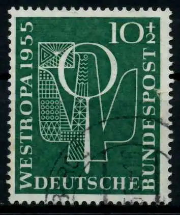 BRD 1955 Nr 217 gestempelt 7886B2