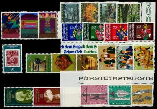 LIECHTENSTEIN Nr 741-763 postfrisch JAHRGANG S544F4A