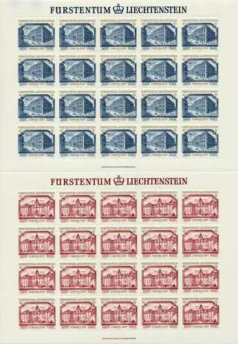 LIECHTENSTEIN BLOCK KLEINBOGEN Nr 692-693 postfrisch KL 7A6CD6