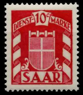 SAAR DIENSTMARKEN Nr 33 postfrisch 7C7906