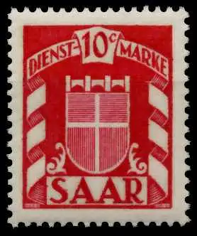 SAAR DIENSTMARKEN Nr 33 postfrisch 7C78FE