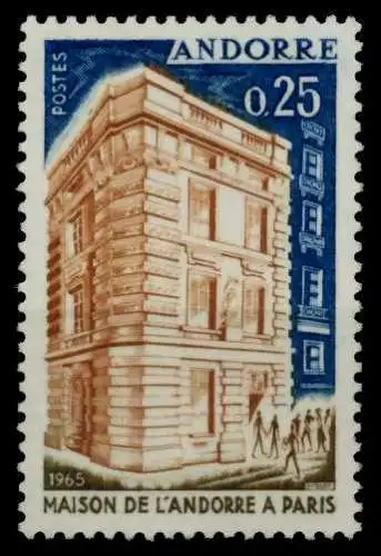 ANDORRA (FRANZ. POST) 1965 Nr 194 postfrisch S00931E