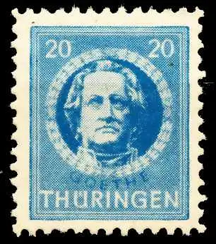 SBZ THÜRINGEN Nr 98AYz1 postfrisch 67045E