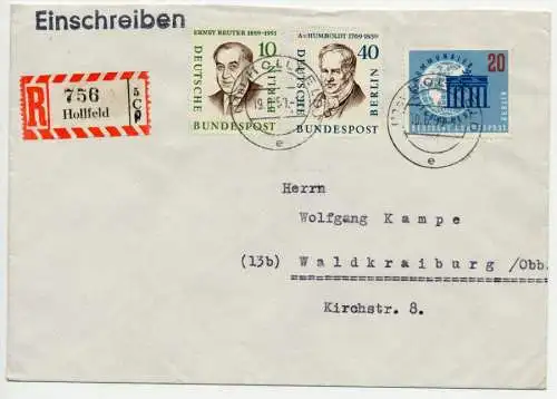 BERLIN 1957 Nr 171 BRIEF MIF 5BC7A6