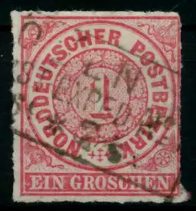 NORDDEUTSCHER BUND NDP Nr 4 gestempelt 8393B6