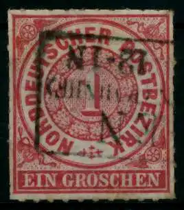 NORDDEUTSCHER BUND NDP Nr 4 gestempelt 8393E2