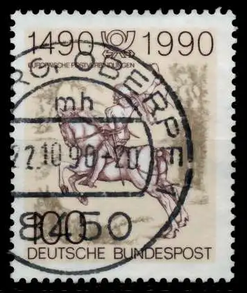 BRD BUND 1990 Nr 1445 zentrisch gestempelt 85453A