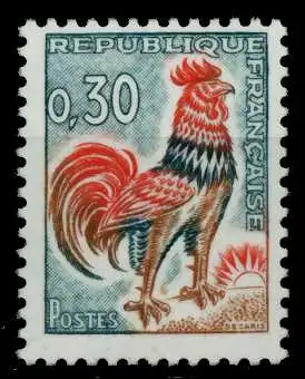 FRANKREICH 1965 Nr 1496 postfrisch S028042