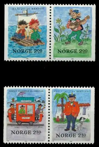 NORWEGEN Nr W17+W18 postfrisch WAAGR PAAR S034A86