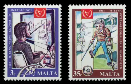 MALTA Nr 632-633 postfrisch 92541E