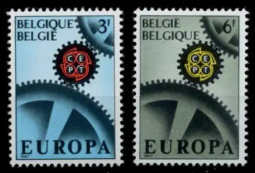 BELGIEN 1967 Nr 1472-1473 postfrisch S049AE6